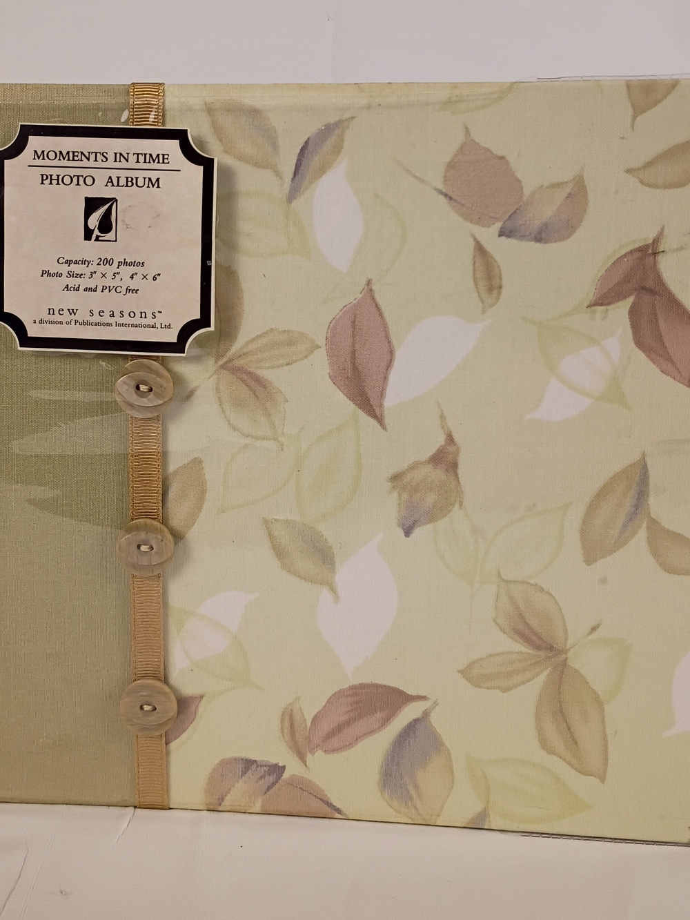 Green Floral Photo Album